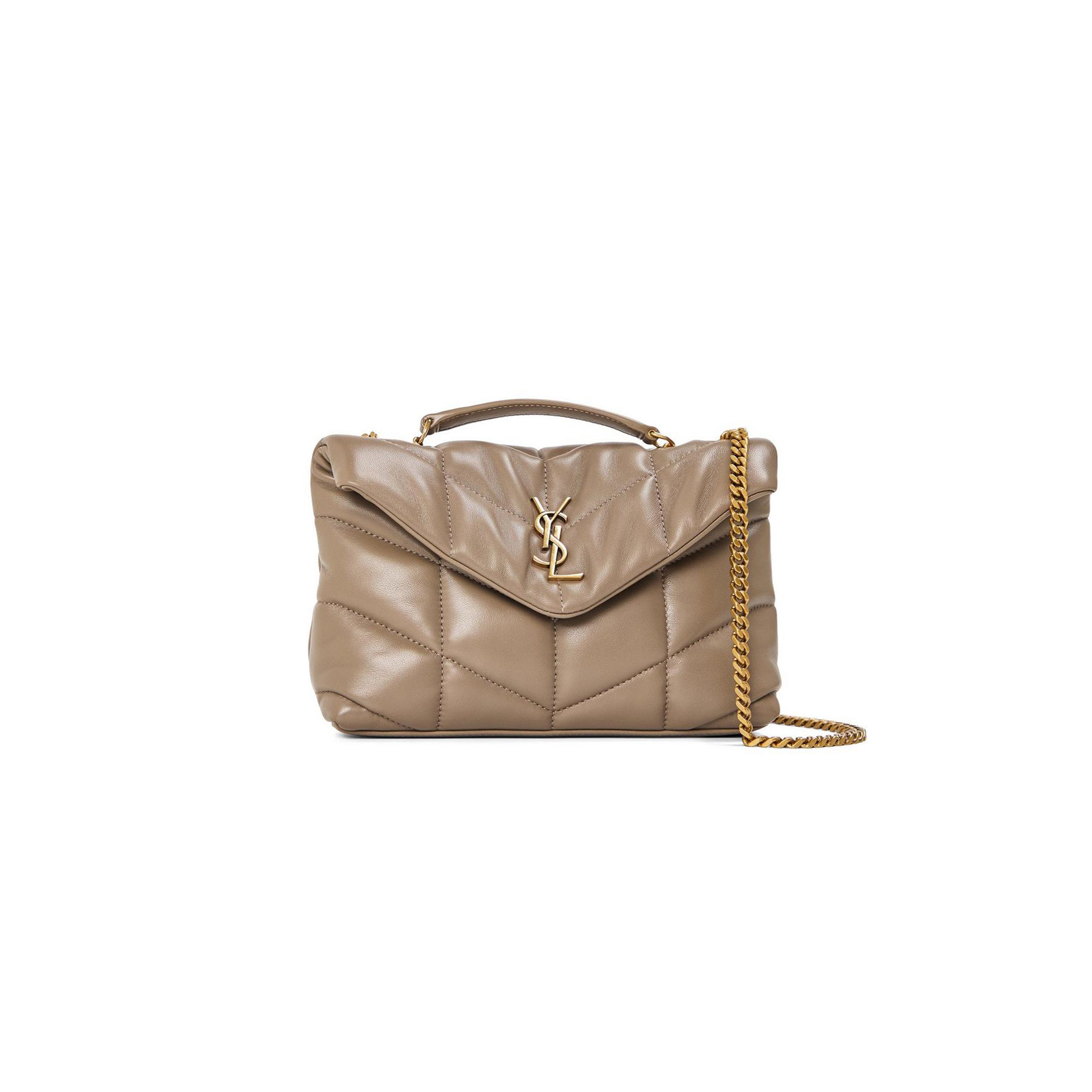 YSL PUFFER SMALL IN LAMBSKIN 577476 (29*17*11cm)